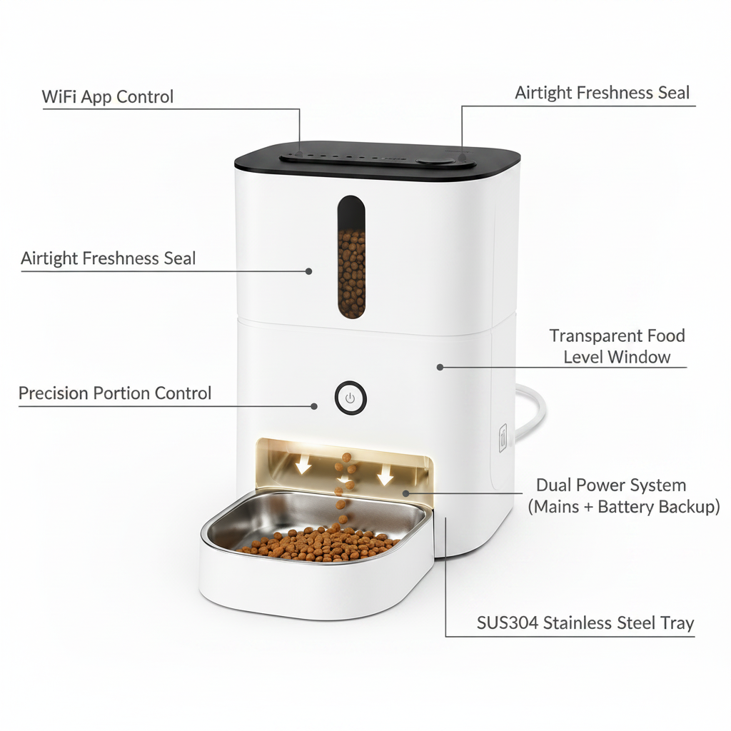  Lykke™ FeedLine 3L smart feeder key features overview 